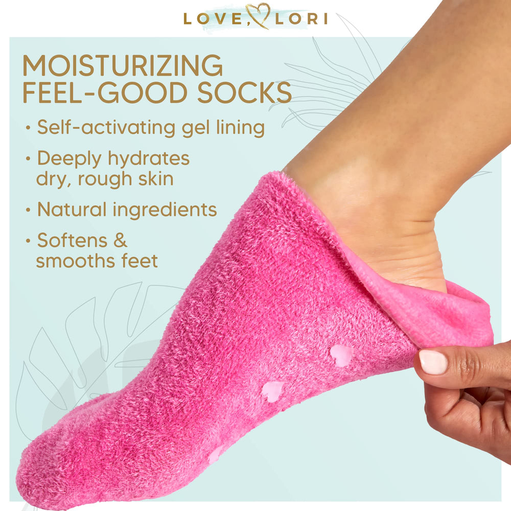 Moisturizing Socks & Gel Socks for Dry Cracked Feet - Foot Care
