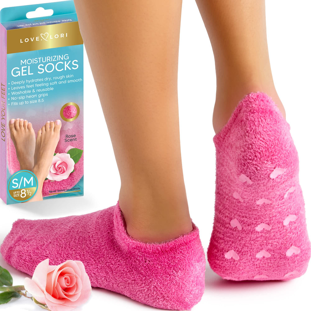 Moisturizing Socks & Gel Socks for Dry Cracked Feet - Foot Care Heel Socks  for Dry Cracked Feet - Cracked Heel Repair Treatment – Healthy Feet –