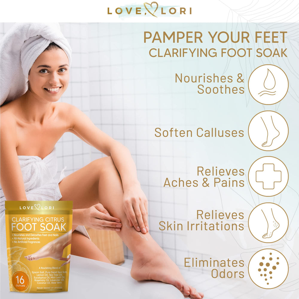 Love Lori Pampering Foot Care Kit – Self Care Gifts for Women, Relaxat –  Love, Lori