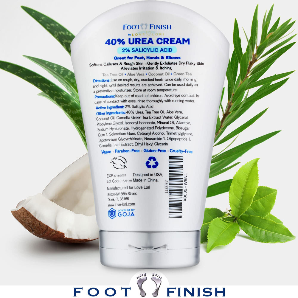
            
                Load image into Gallery viewer, Urea Cream 40 Percent for Feet (4oz) - Foot Cream for Cracked Heel Repair - Intensive Foot Repair &amp;amp; Callus Remover for Feet - Foot Lotion that Helps Hydrate Feet &amp;amp; Repair Dry Skin
            
        