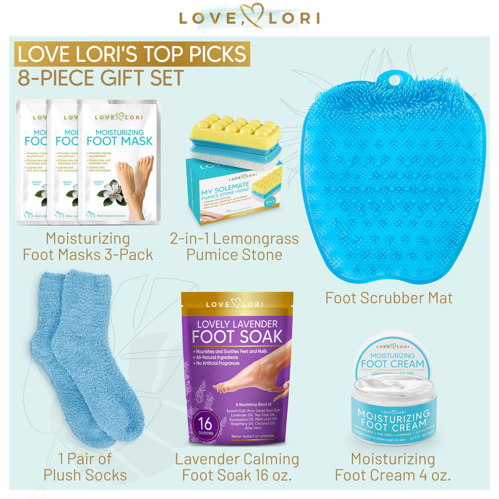 Love Lori Pampering Foot Care Kit – Self Care Gifts for Women