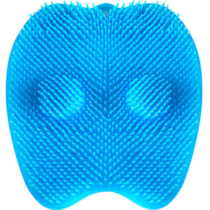 Plantar Fasciitis Relief Feet Scrubber by Love Lori - Foot Massager for Shower, Provides Heel & Foot Relief with Foot Massagers & Plantar Fasciitis Ball - Non-Slip & Suction Cups, Regular (Blue)